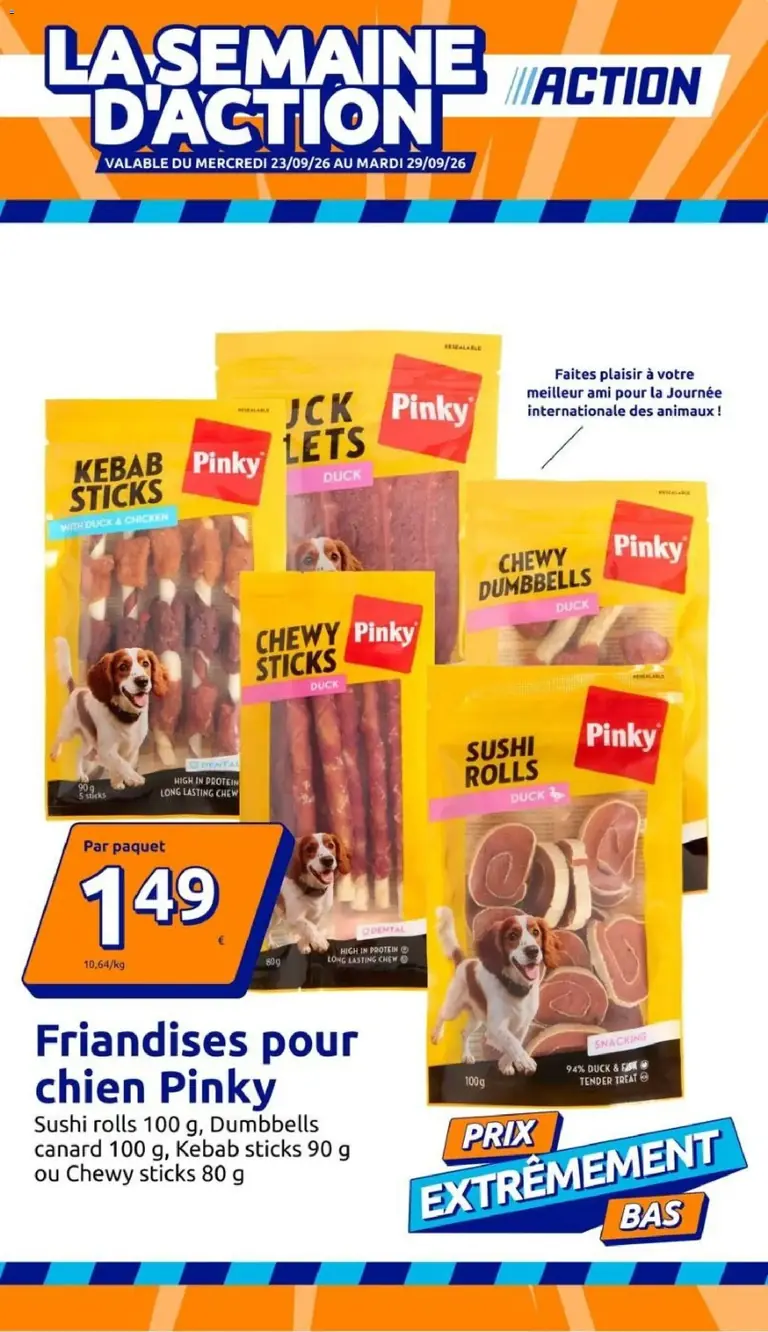 catalogue Action du 23 septembre 2026