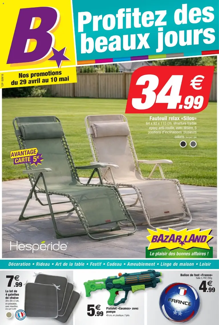 Bazarland catalogue 29/04/2026 - nouveau prospectus