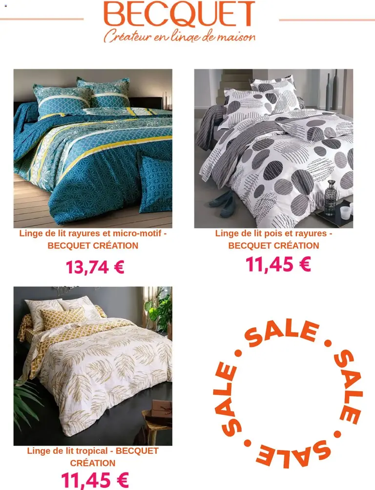 Becquet catalogue 01/12/2025 - nouveau prospectus