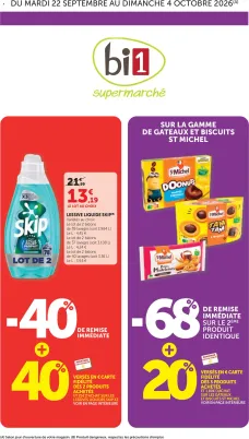catalogue bi1 du 22 septembre 2026