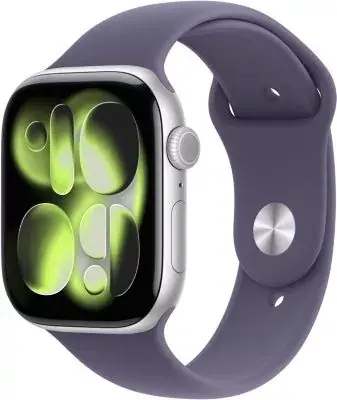 Montre connectée APPLE WATCH 46mm Alu Arg / Violet Serie 11 S/M Cellular