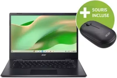 Chromebook ACER PACK CBOA314-1H-C80X + Souris