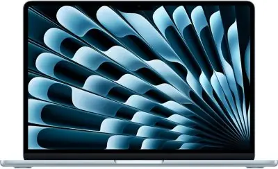 Ordinateur Apple MACBOOK Air 13,6'' Puce M4 CPU 10 / GPU 8 coeurs Mémoire RAM 16Go Stockage 256Go SSD Retina Bleu