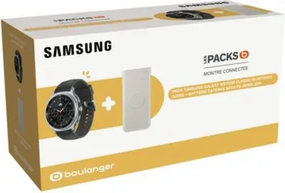 Montre connectée SAMSUNG Pack GalaxyWatch8 Classic BT+Power Bank