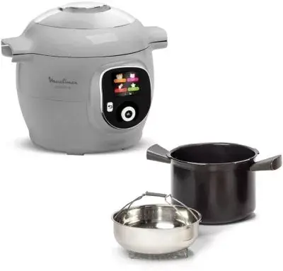 Cookeo MOULINEX CE854B10 gris 6 L, 6 modes de cuisson, 80 recettes Cookeo MOULINEX CE854B10 gris 6 L, 6 modes de cuisson, 80 recettes