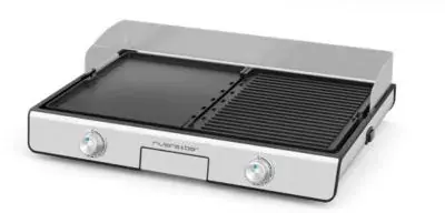 Plancha électrique RIVIERA ET BAR QPL530 réversible à poser, 45.5x28.5 cm Plancha électrique RIVIERA ET BAR QPL530 réversible à poser, 45.5x28.5 cm