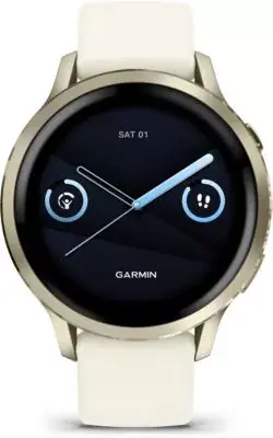 Montre sport GARMIN Venu 4 Sport et santé GPS AMOLED BT Wi-Fi 41 mm Gris / Beige Montre sport GARMIN Venu 4 Sport et santé GPS AMOLED BT Wi-Fi 41 mm Gris / Beige