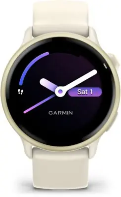Montre sport GARMIN Vivoactive 6 Forme et santé GPS AMOLED BT Wi-Fi 42 mm Lunar Gold