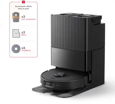 Robot Aspirateur Laveur ROBOROCK Qrevo Edge 5V1 Black Robot Aspirateur Laveur ROBOROCK Qrevo Edge 5V1 Black