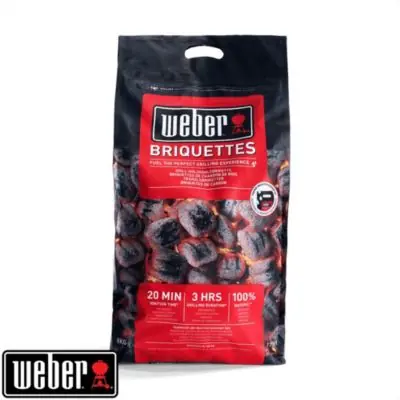 Briquette de charbon WEBER 8kg FSC Briquette de charbon WEBER 8kg FSC