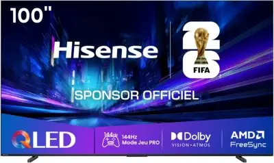 TV QLED HISENSE 100E7Q PRO 2025 (253cm) TV QLED HISENSE 100E7Q PRO 2025 (253cm)