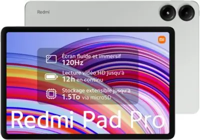 Tablette Android XIAOMI Redmi Pad Pro Vert 128Go Tablette Android XIAOMI Redmi Pad Pro Vert 128Go