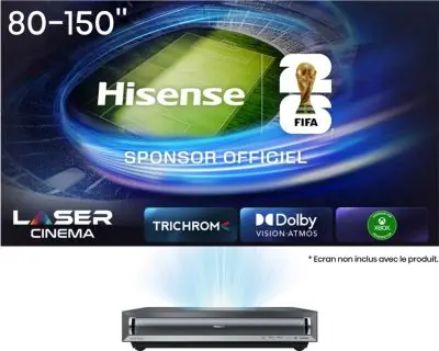 Vidéoprojecteur home cinéma HISENSE PX3-PRO Vidéoprojecteur home cinéma HISENSE PX3-PRO