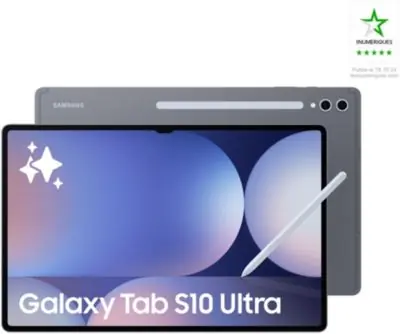 Tablette Android SAMSUNG Galaxy Tab S10 Ultra 14.6 Wifi 256Go Gris avec Galaxy IA Tablette Android SAMSUNG Galaxy Tab S10 Ultra 14.6 Wifi 256Go Gris avec Galaxy IA