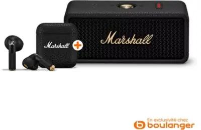Enceinte portable MARSHALL Pack Emberton III + Minor IV Noir Enceinte portable MARSHALL Pack Emberton III + Minor IV Noir