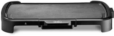 Plancha électrique SIMEO PLA125 noir à poser, 50x26 cm Plancha électrique SIMEO PLA125 noir à poser, 50x26 cm