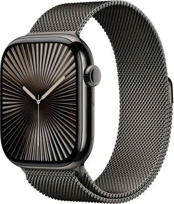 Montre connectée APPLE WATCH Serie 10 46mm Titane Ardoise Loop Cell Montre connectée APPLE WATCH Serie 10 46mm Titane Ardoise Loop Cell