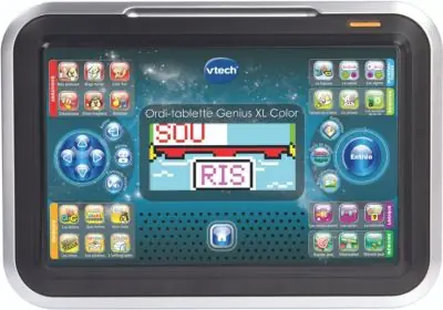 Ordinateur enfant VTECH Ordi-tablette Genius XL Color noir Ordinateur enfant VTECH Ordi-tablette Genius XL Color noir