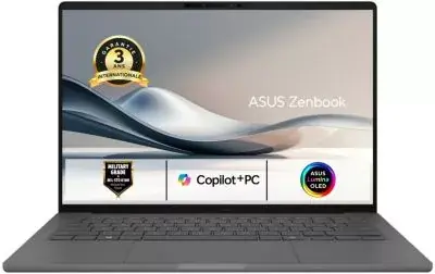 Ordinateur portable ASUS Zenbook UX3407QA-QD479W 14" OLED Snapdragon X 16 Go RAM LPDDR5x SSD 512 Go Ordinateur portable ASUS Zenbook UX3407QA-QD479W 14" OLED Snapdragon X 16 Go RAM LPDDR5x SSD 512 Go