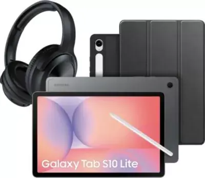 Tablette Android SAMSUNG Pack Galaxy Tab S10 Lite + Bookcover + Casque Tablette Android SAMSUNG Pack Galaxy Tab S10 Lite + Bookcover + Casque