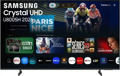 TV LED SAMSUNG TU55U8005H (2026) 55" (138 cm) 4K Ultra HD - Smart TV avec IA TV LED SAMSUNG TU55U8005H (2026) 55" (138 cm) 4K Ultra HD - Smart TV avec IA