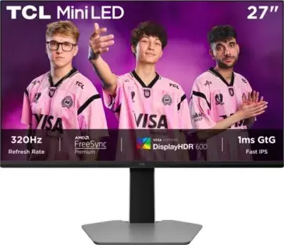Tcl - Ecran Pc Gamer Mini Led 27p2a Pro-A 27" Gentle Mates Qhd 320 Hz Hfs Hdr600 Freesync Premium & G-Sync Tcl - Ecran Pc Gamer Mini Led 27p2a Pro-A 27" Gentle Mates Qhd 320 Hz Hfs Hdr600 Freesync Premium & G-Sync