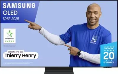 Samsung - Tv Oled Tq83s95f (2025) 83" (209 Cm) 4k - Smart Tv, Anti-Reflet Samsung - Tv Oled Tq83s95f (2025) 83" (209 Cm) 4k - Smart Tv, Anti-Reflet