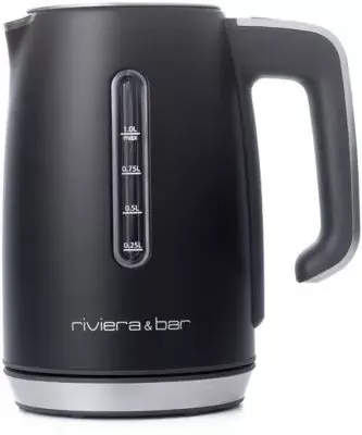 Riviera Et Bar - Bouilloire À Température Réglable Inox Tr 1l Noir Bbt729