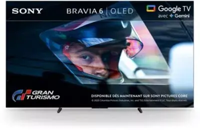 Sony - Tv Oled 55 Bravia 6 (2026) 55" (139 Cm) 4k - Expérience Cinéma & Gaming, 120hz, Google Tv, Smart Tv