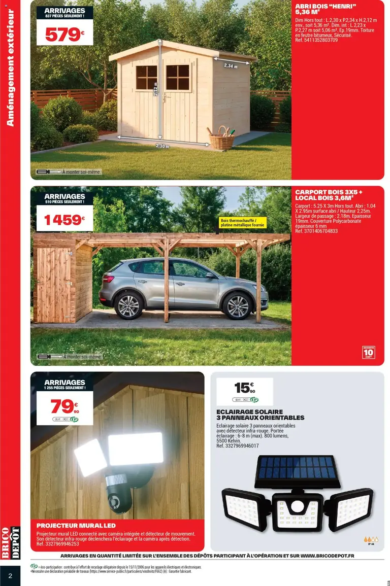 Catalogue Brico Dépôt arrivage du 20/03/2026 (France, PDF)
