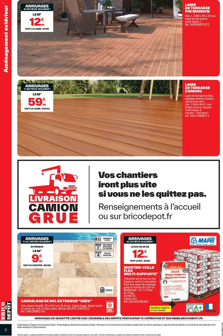 Catalogue Brico Dépôt arrivage du 29/04/2026 (France, PDF)