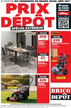 Catalogue Brico Dépôt arrivage du 20/03/2026 (France, PDF)