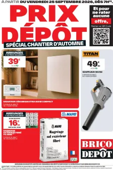 catalogue Brico Dépôt du 25 septembre 2026