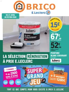 Brico E.Leclerc catalogue 21/04/2026 - nouveau prospectus