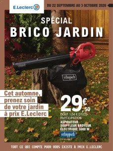 catalogue Brico E.Leclerc du 22 septembre 2026