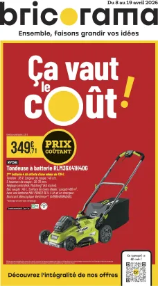 Bricorama catalogue 08/04/2026 - nouveau prospectus