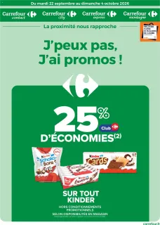 catalogue Carrefour City du 22 septembre 2026