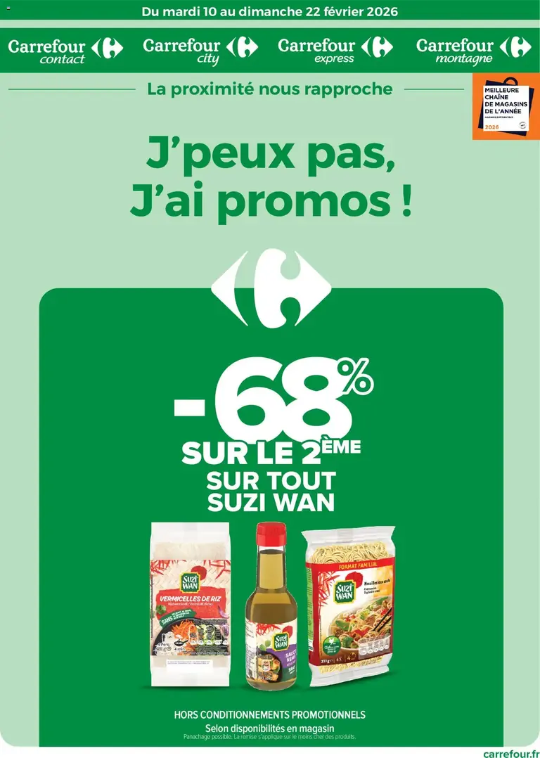 Carrefour contact catalogue 10/02/2026 - nouveau prospectus