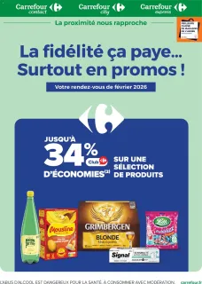 Carrefour contact catalogue 01/02/2026 - nouveau prospectus