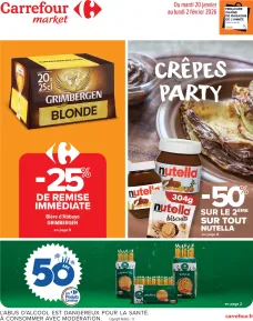 Catalogue Carrefour Market à venir 20/01/2026
