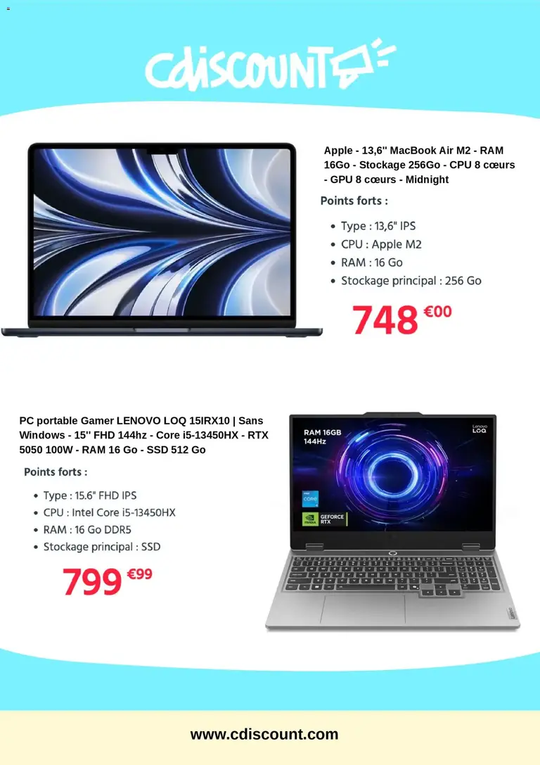 Cdiscount catalogue 22/01/2026 - nouveau prospectus