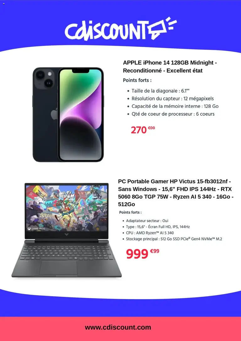 Cdiscount catalogue 04/03/2026 - nouveau prospectus