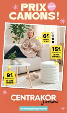catalogue Centrakor du 14 septembre 2026