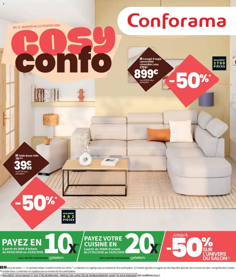 Conforama catalogue 27/01/2026 - nouveau prospectus