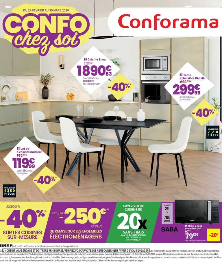 Conforama catalogue 24/02/2026 - nouveau prospectus