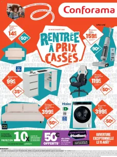 catalogue Conforama du 4 août 2026