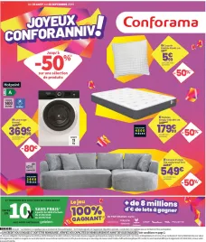 catalogue Conforama du 25 août 2026