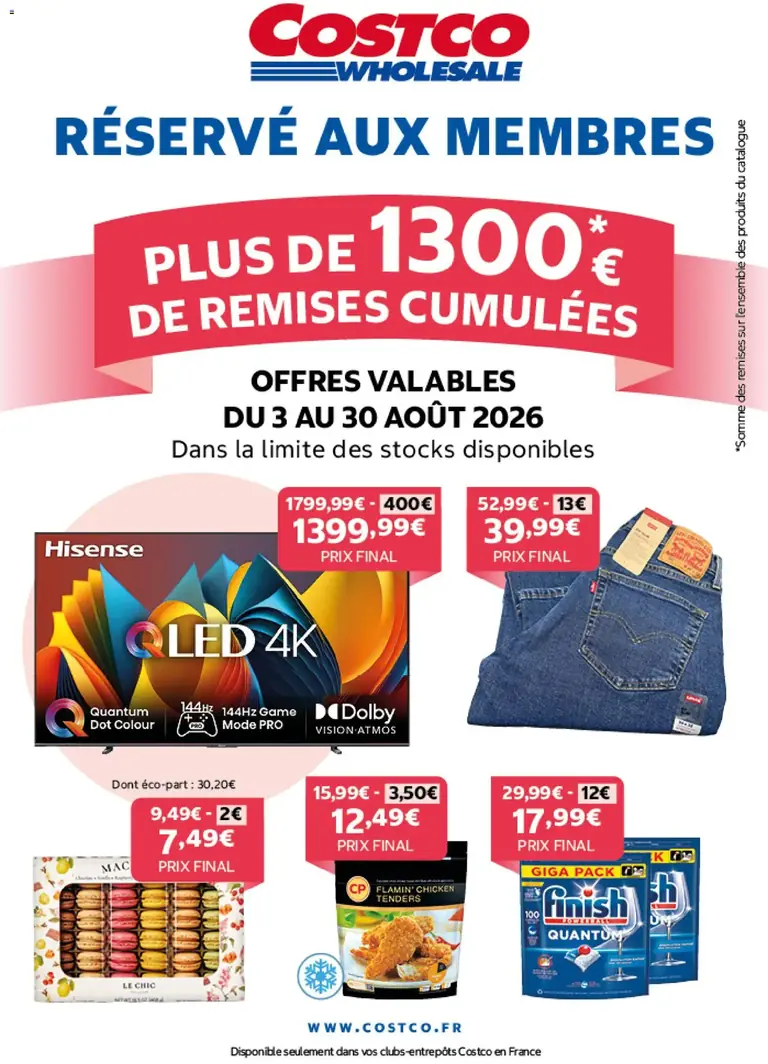 Costco catalogue 03/08/2026 - nouveau prospectus catalogue Costco du 3 août 2026