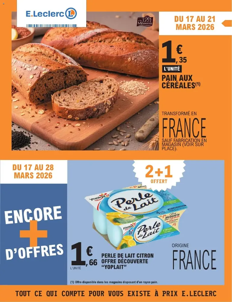 Catalogue Leclerc à venir 17/03/2026