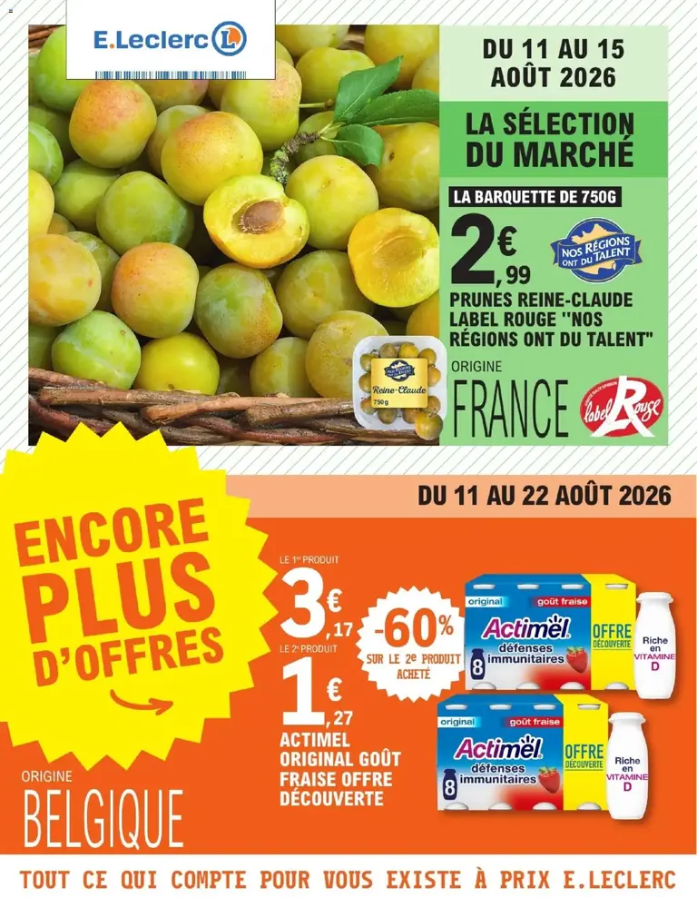 Catalogue Leclerc à venir 11/08/2026 catalogue E.Leclerc du 11 août 2026